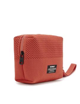 Bolso Ecoalf Clutch Tika coral mujer 