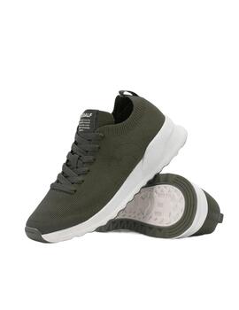 Deportiva Ecoalf condeknit verde hombre