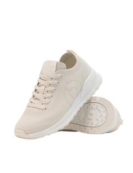 Deportiva Ecoalf conde knit off white mujer 