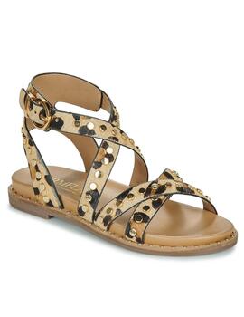 Sandalias Leopardo Carmela con tachas