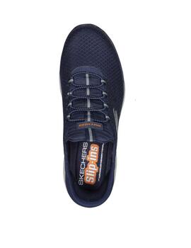 Deportiva Skechers Slipins azul hombre 232457