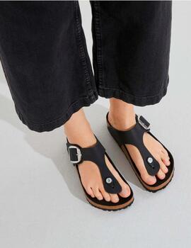 Sandalia Birkenstock Gizeh Big Buckle negro