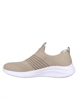 Deportiva Skechers sin cordones taupe 149855