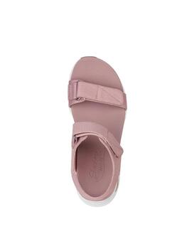 Sandalia Arch fit Skechers mauve mujer