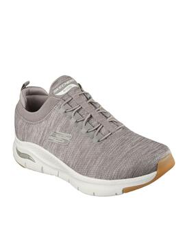 Deportivas Skechers taupe Arch Fit hombre
