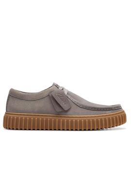 Wallabe Clarks torhill lo gris hombre