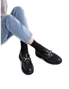 Mocasines Carmela en negro 161872 mujer