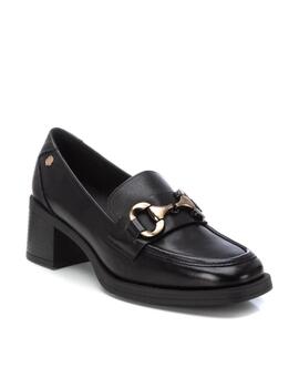 Mocasines Carmela en negro con tacon mujer