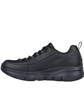 Deportiva Skechers Work Arch Fit en negro mujer