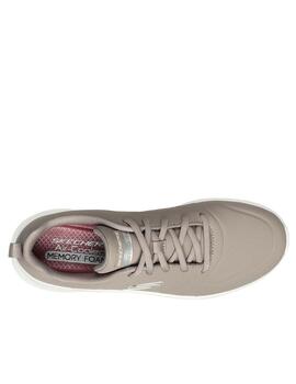 Deportiva Skechers taupe 150047 mujer