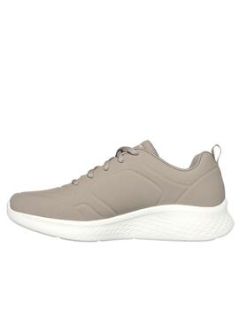 Deportiva Skechers taupe 150047 mujer