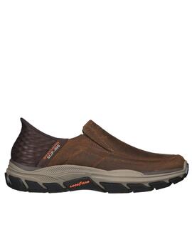 Skechers Slipins marrones hombre 204810