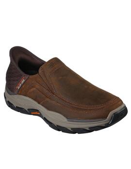 Skechers Slipins marrones hombre 204810