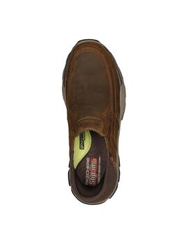 Skechers Slipins marrones hombre 204810