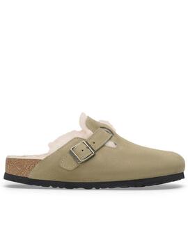 Birkenstock Boston lana en taupe