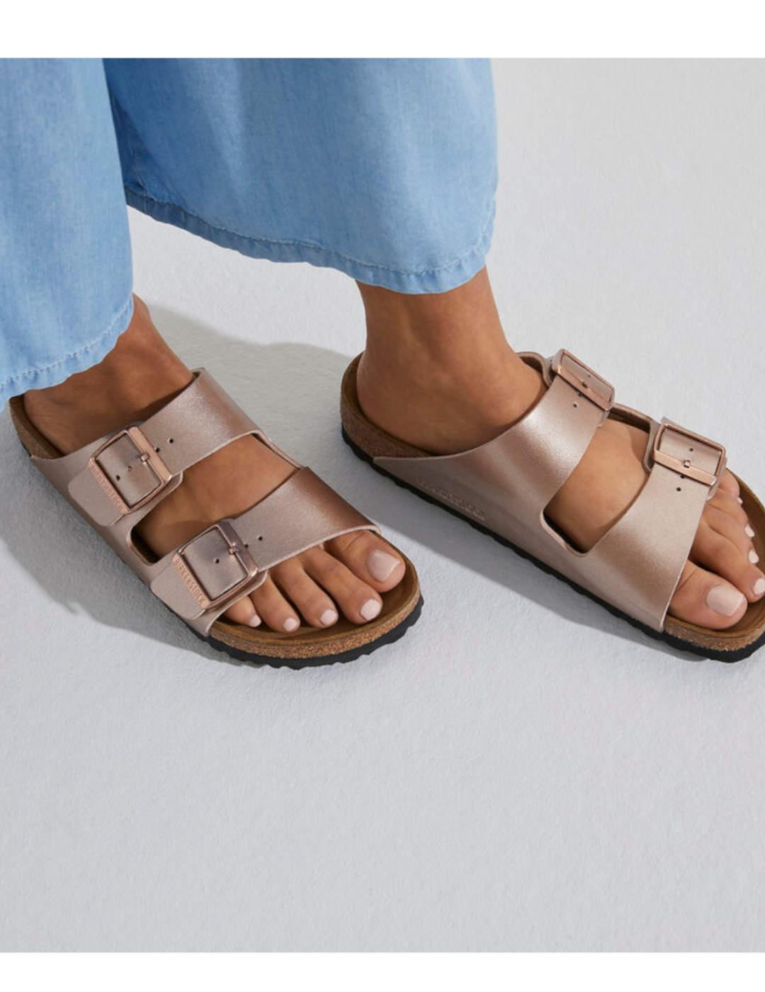 Sandalia Birkenstock Arizona gold