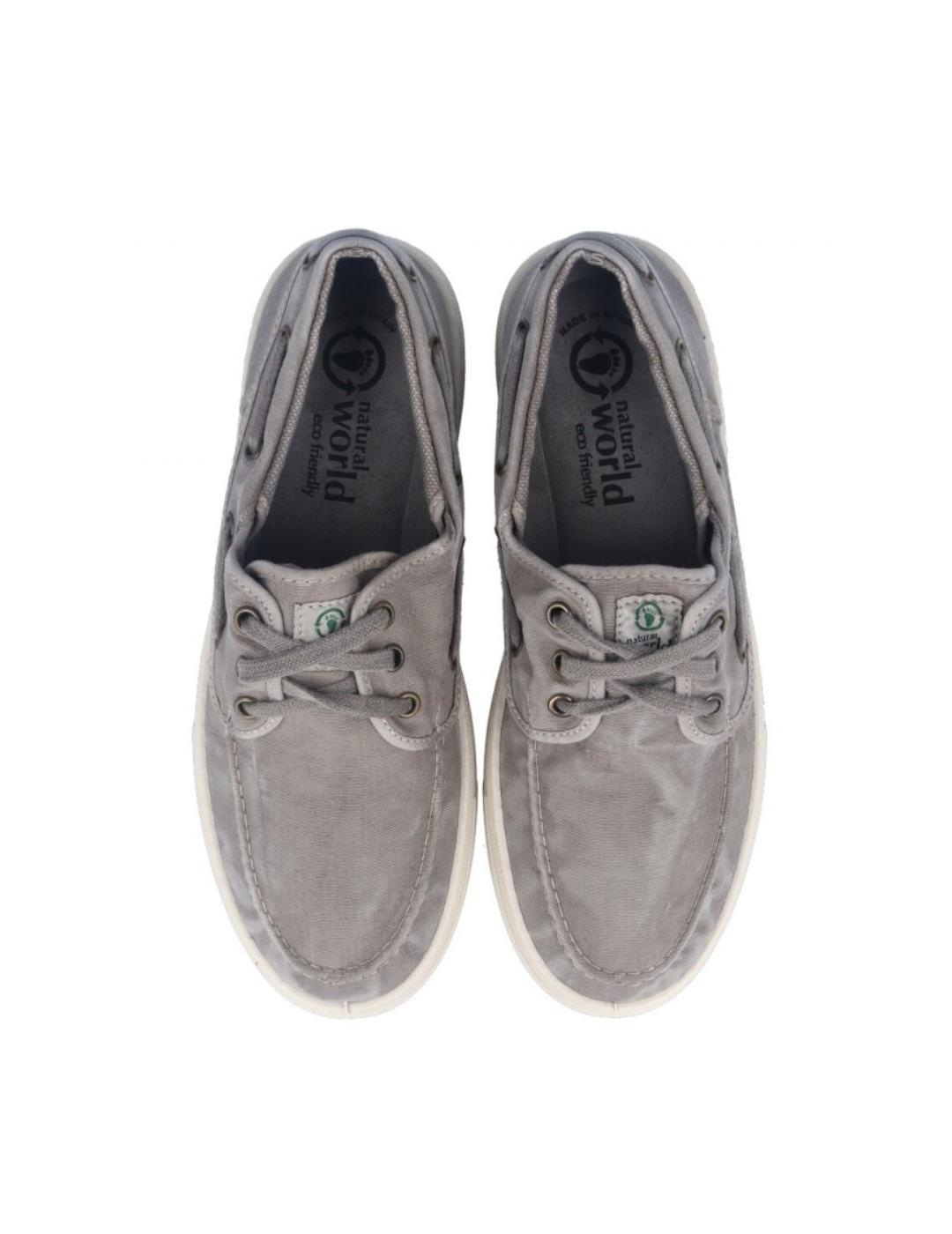 Nautico Natural World gris 6603E hombre