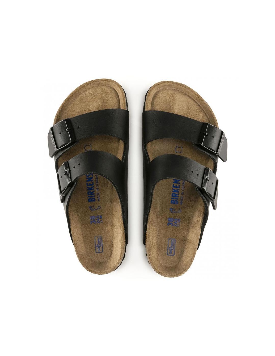 Sandalia Birkenstock Arizona negro soft mujer