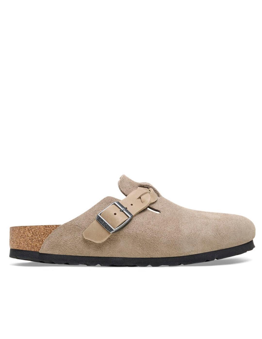 Zueco Birkenstock taupe Braided mujer