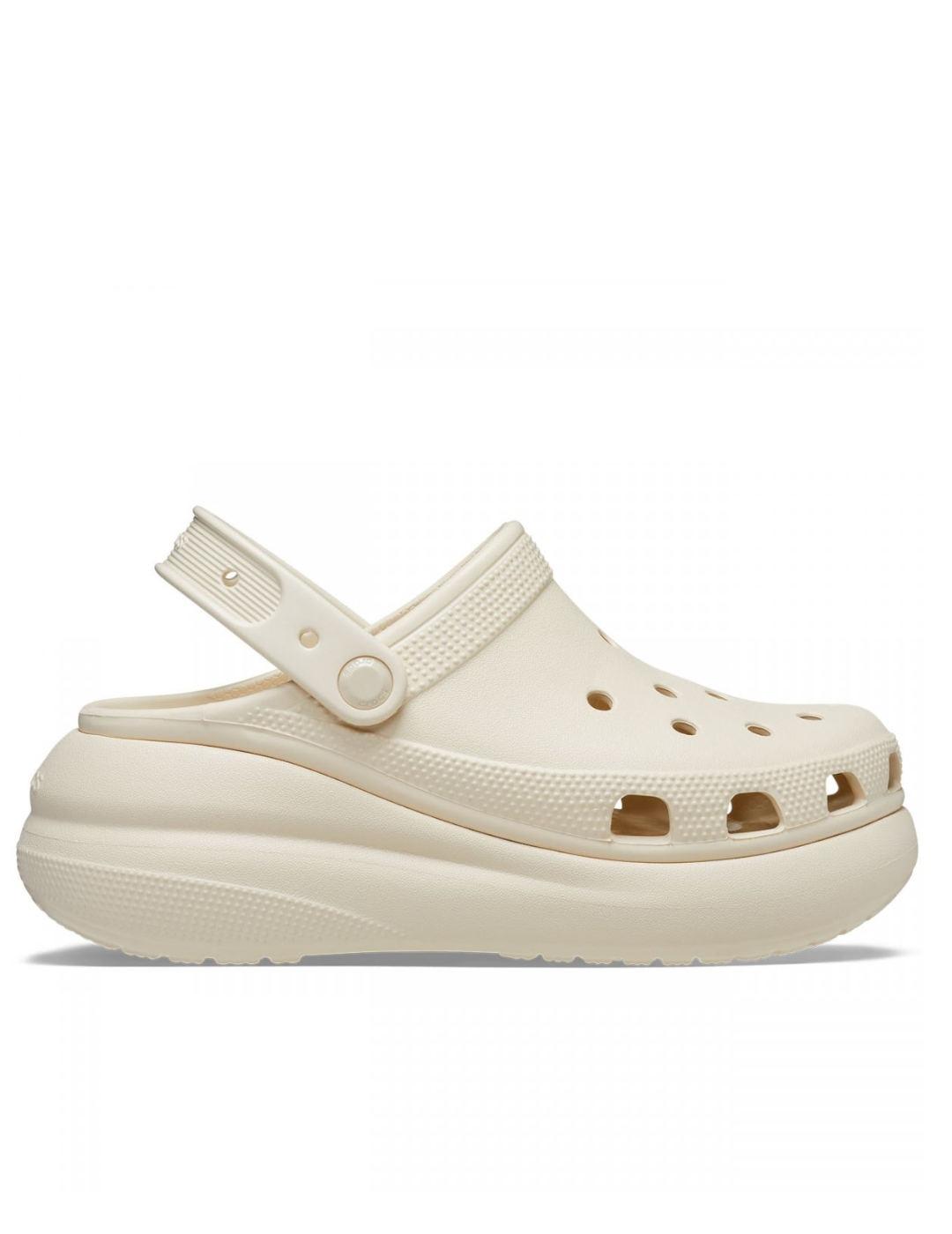Zuecos Crocs Crush U en blanco bone 