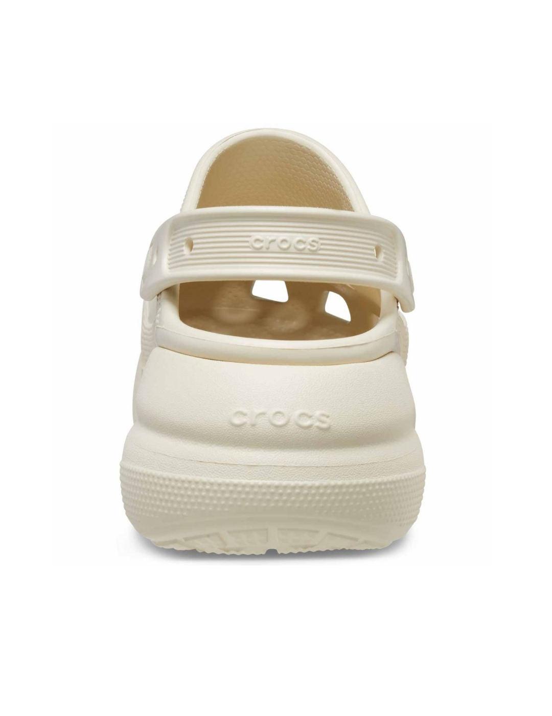 Zuecos Crocs Crush U en blanco bone 