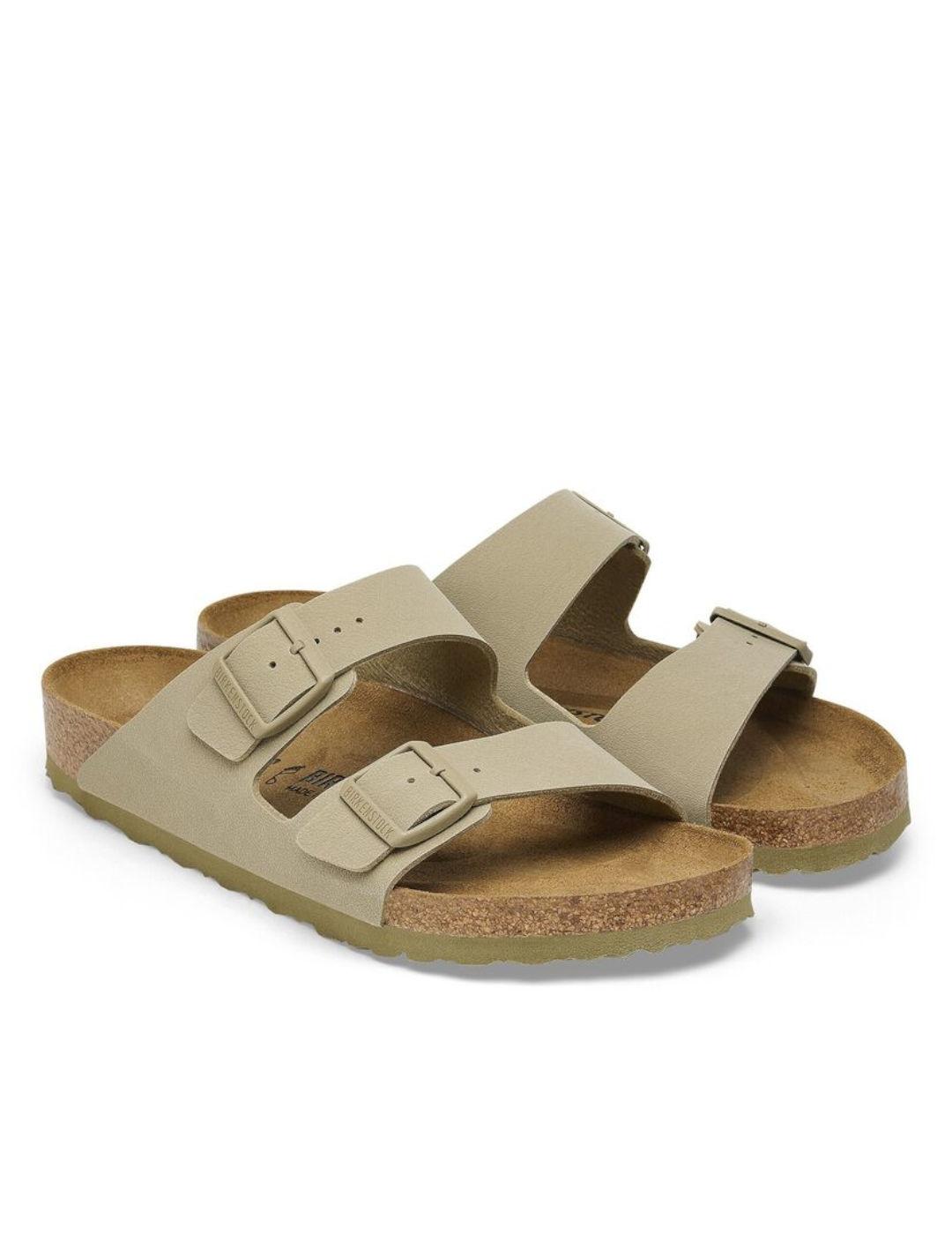 Sandalia Birkenstock Faded Kaki mujer