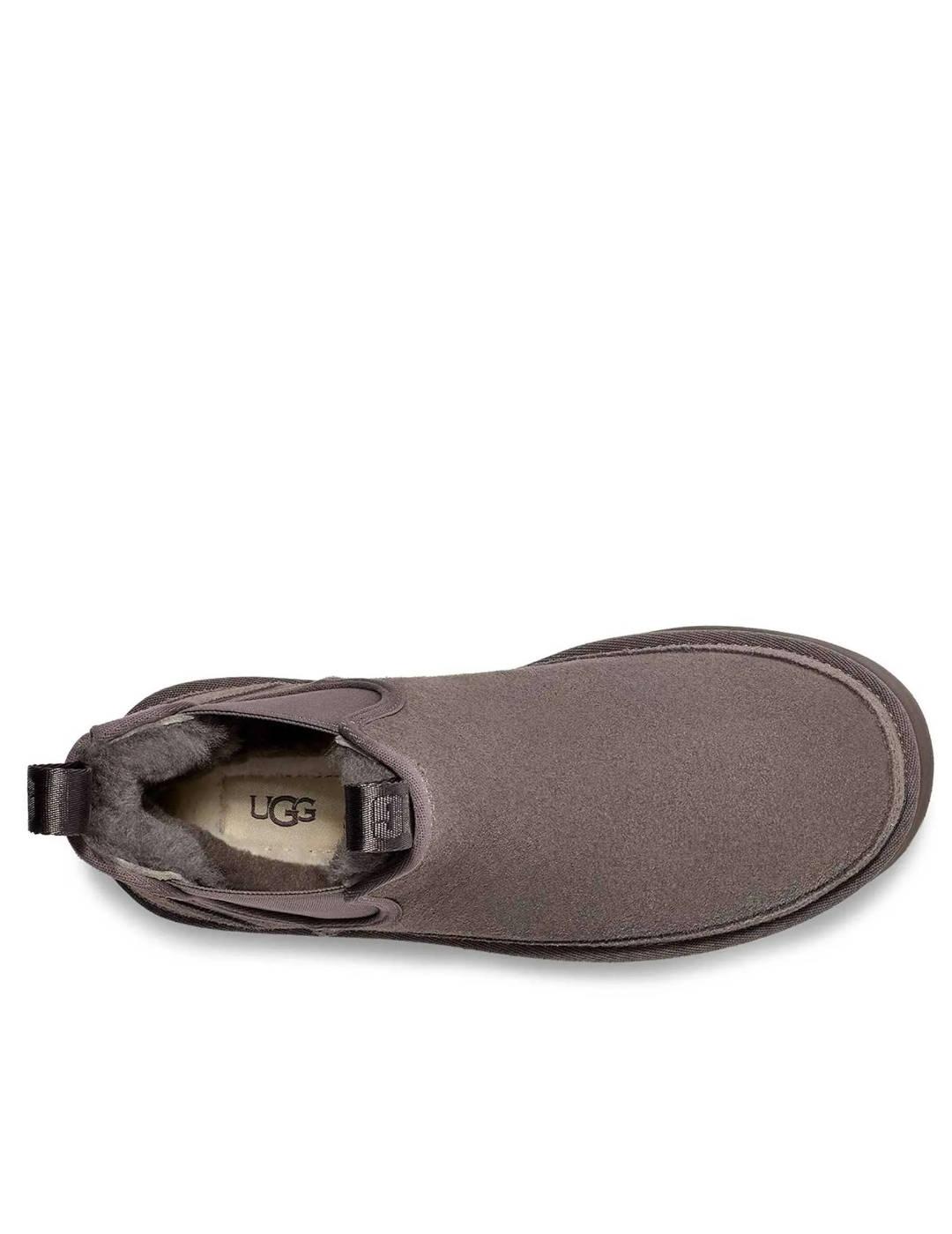 Botines UGG Chelsea plataforma gris