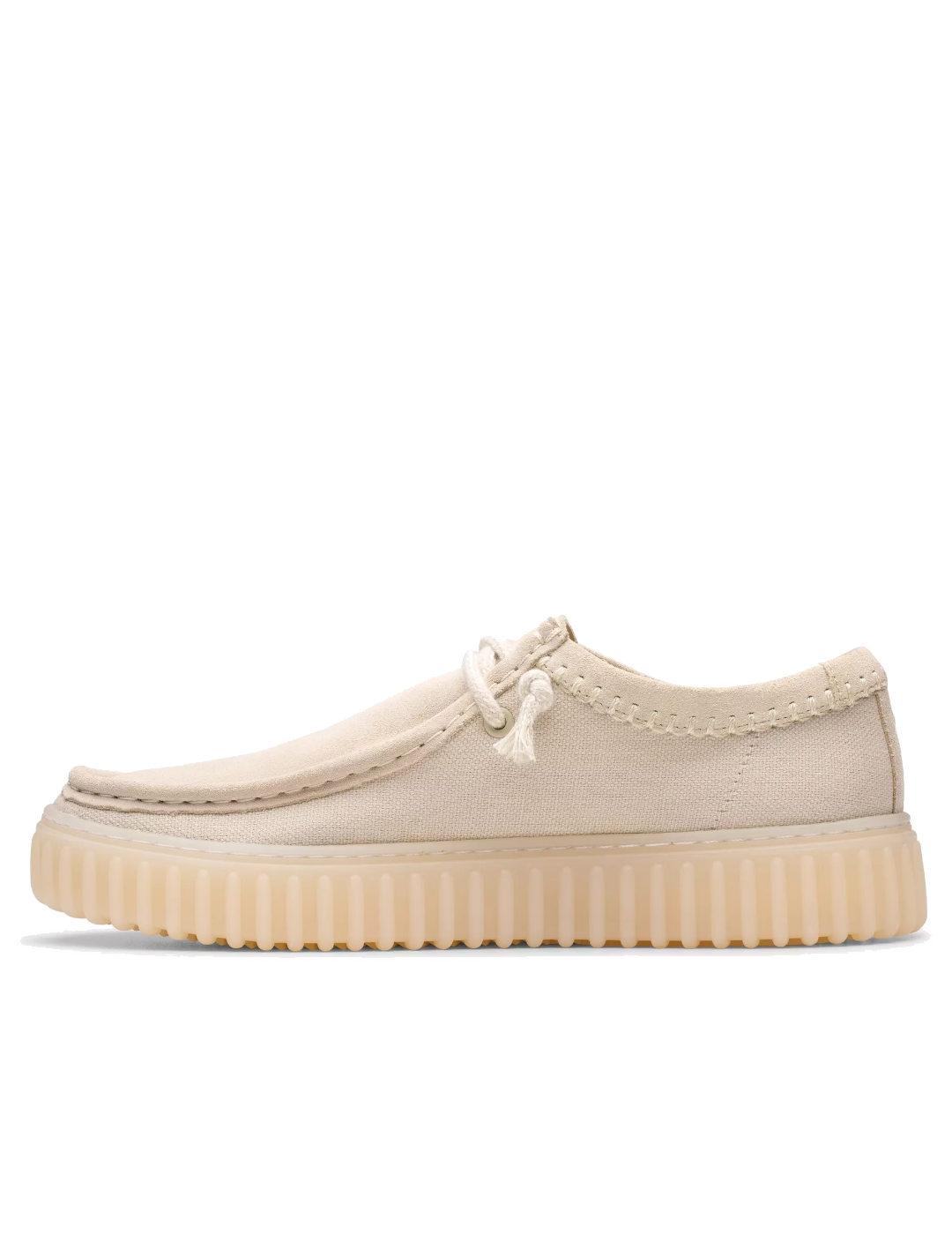 Wallabee Clarks Torhill Lo blanco hombre