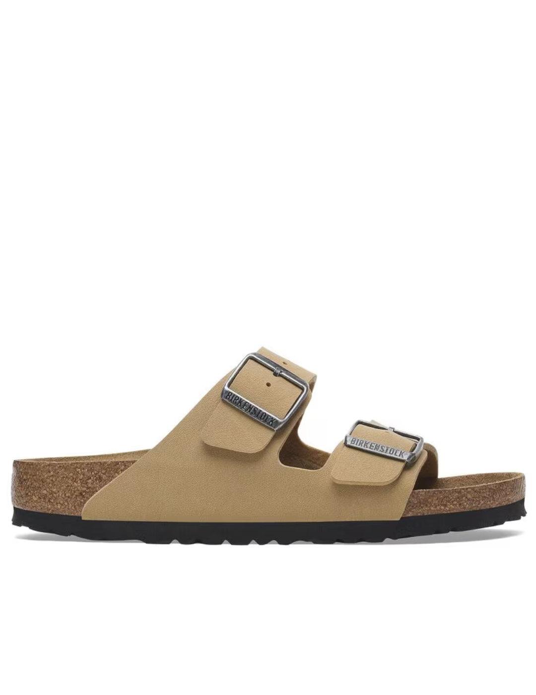 Sandalia Birkenstock latte cream dos hebillas