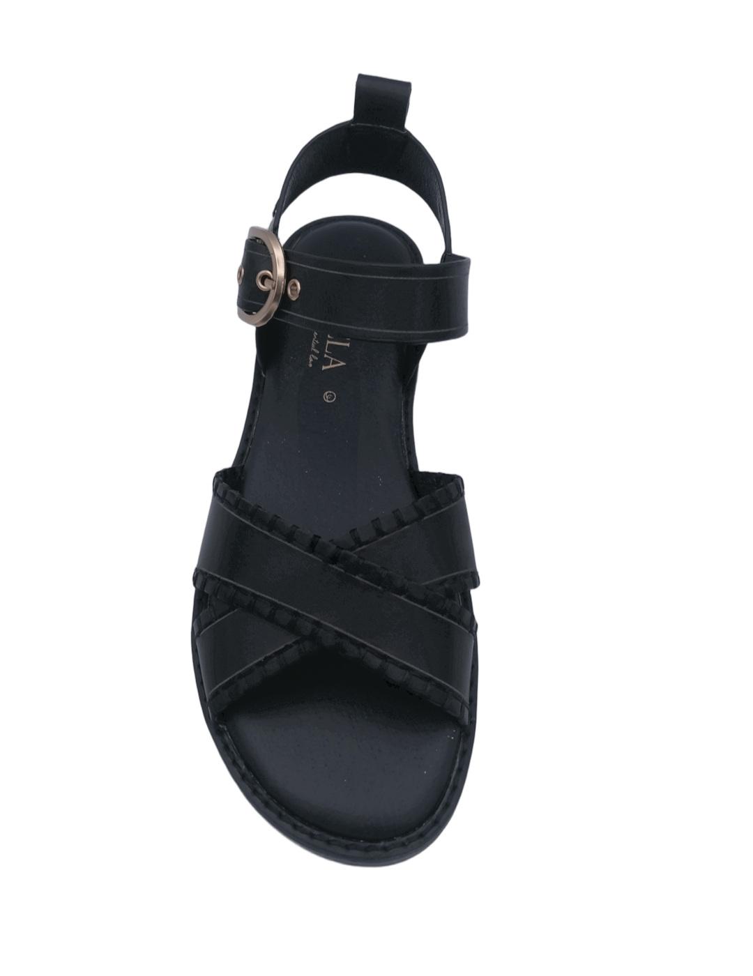 Sandalia Carmela 162204 en negro