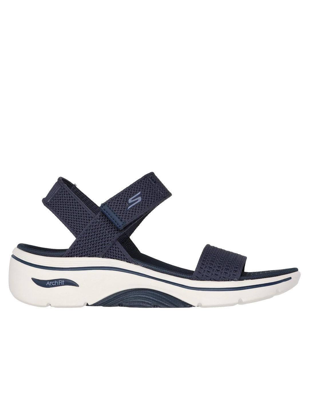 Sandalias Arch Fit Skechers azul mujer