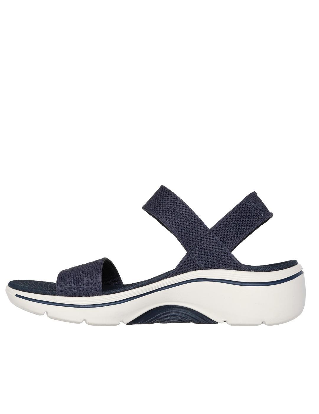 Sandalias Arch Fit Skechers azul mujer