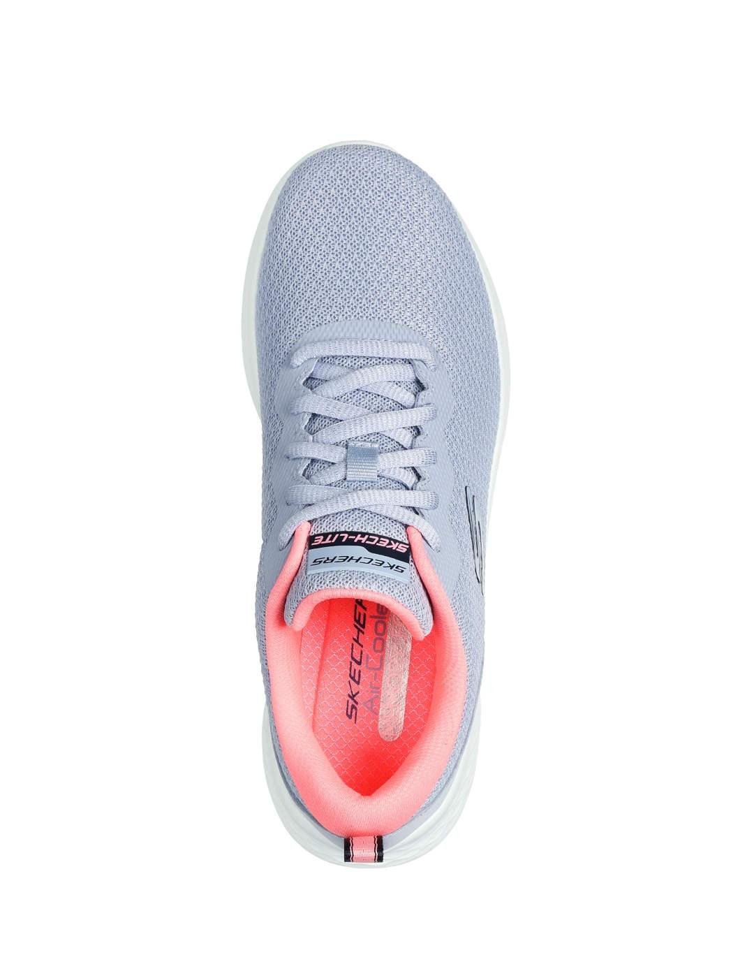 Deportiva Skechers Gris 150044 mujer
