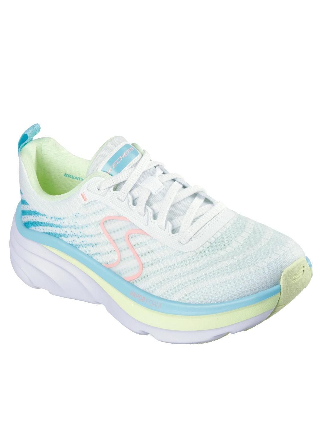 Deportiva Skechers Relaxed Fit blancas mujer