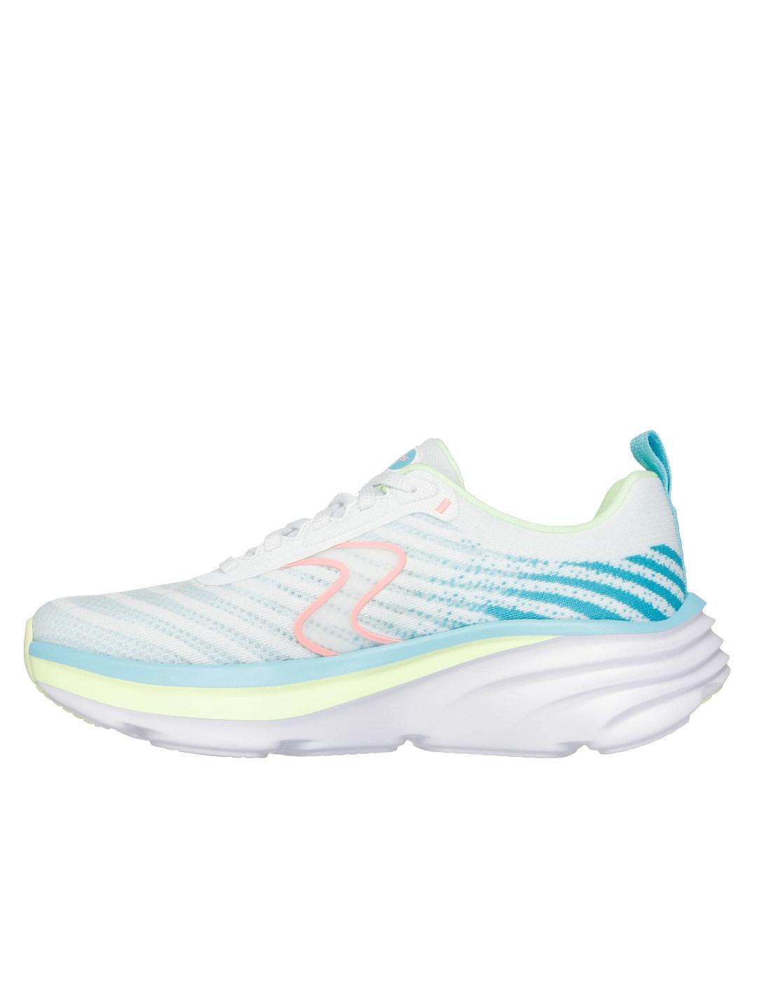 Deportiva Skechers Relaxed Fit blancas mujer