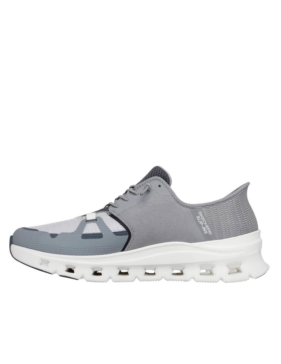 Deportiva Skechers Slipins gris 232930