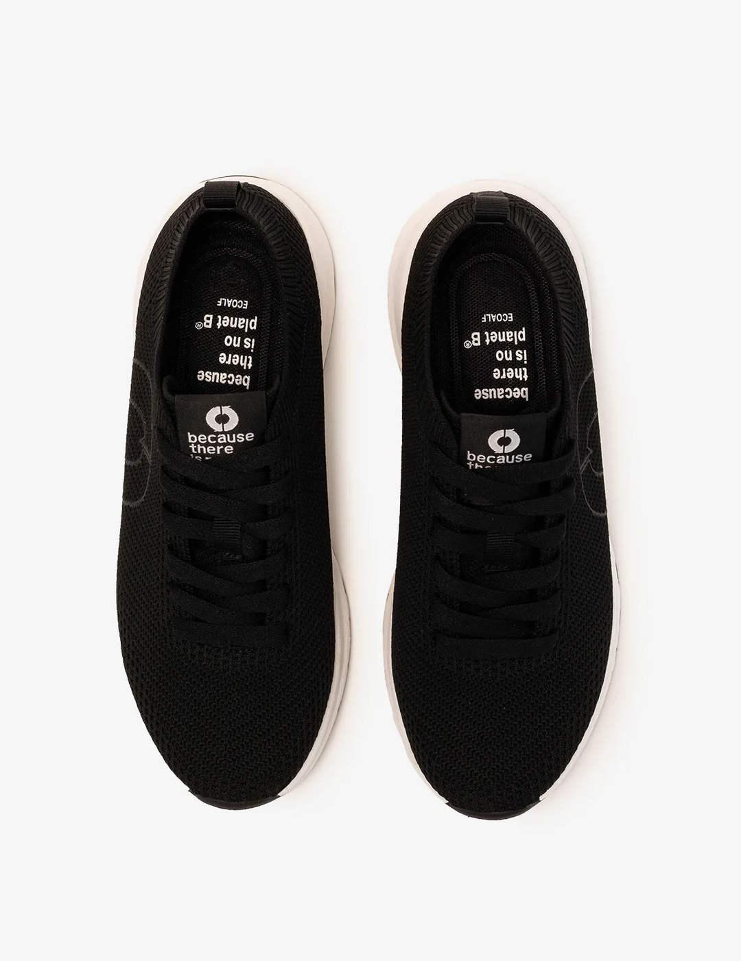 Deportiva Ecoalf negra hombre condeknit