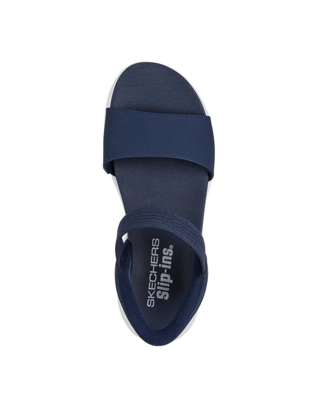 Sandalia Skechers Slip In 119804 azul