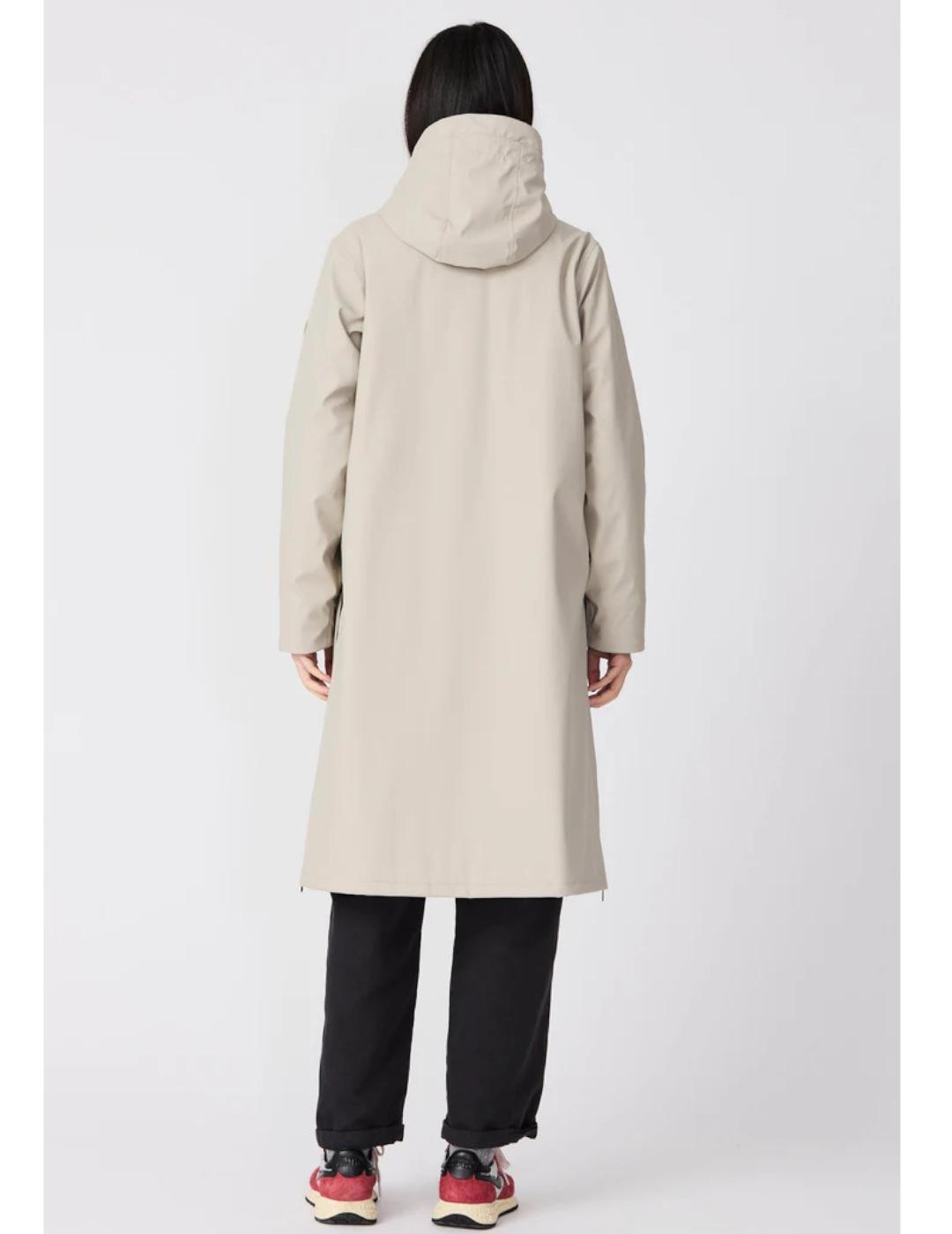 Abrigo Tanta Tormenta stone grey mujer 