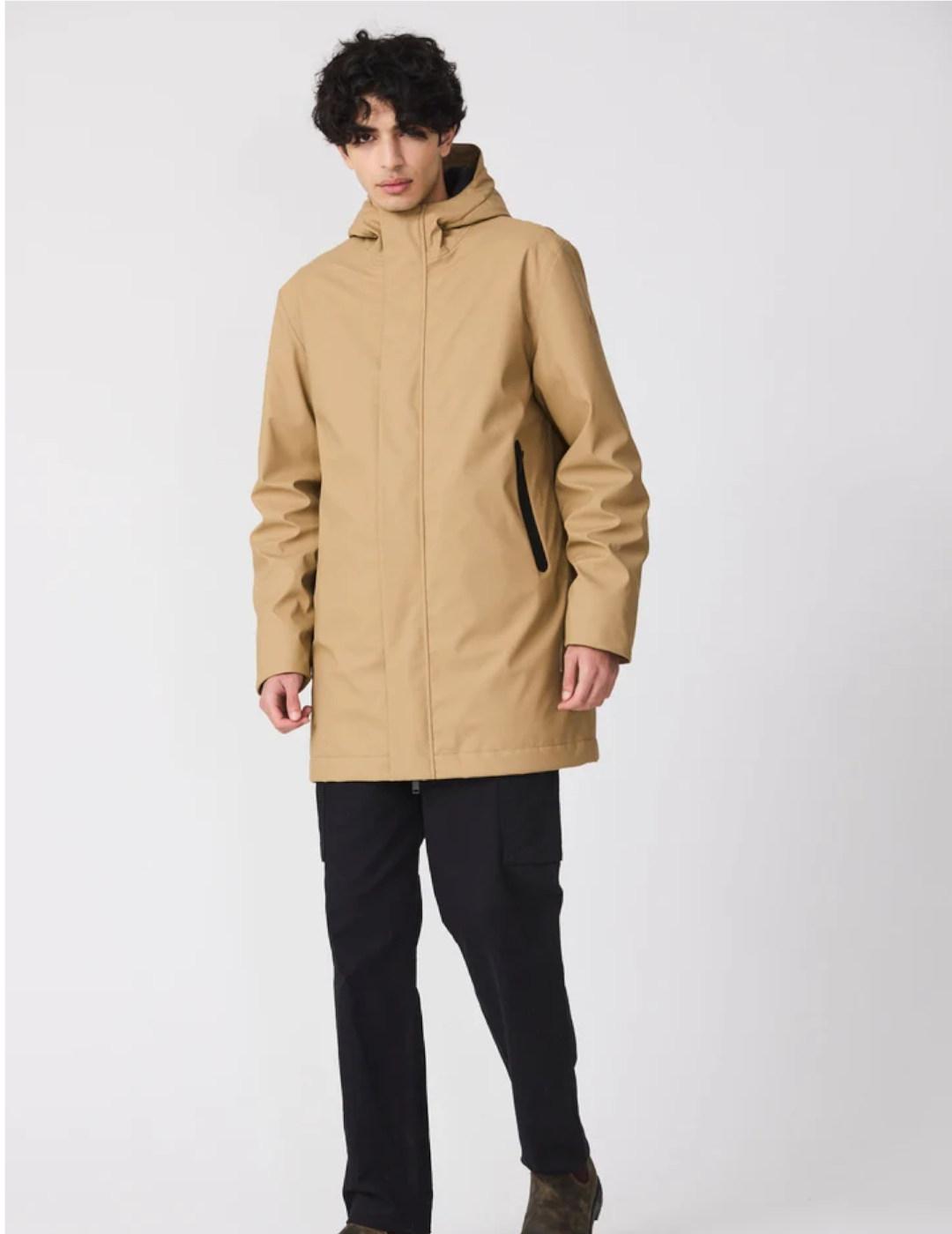 Abrigo TANTÄ Monetine kelp avellana hombre