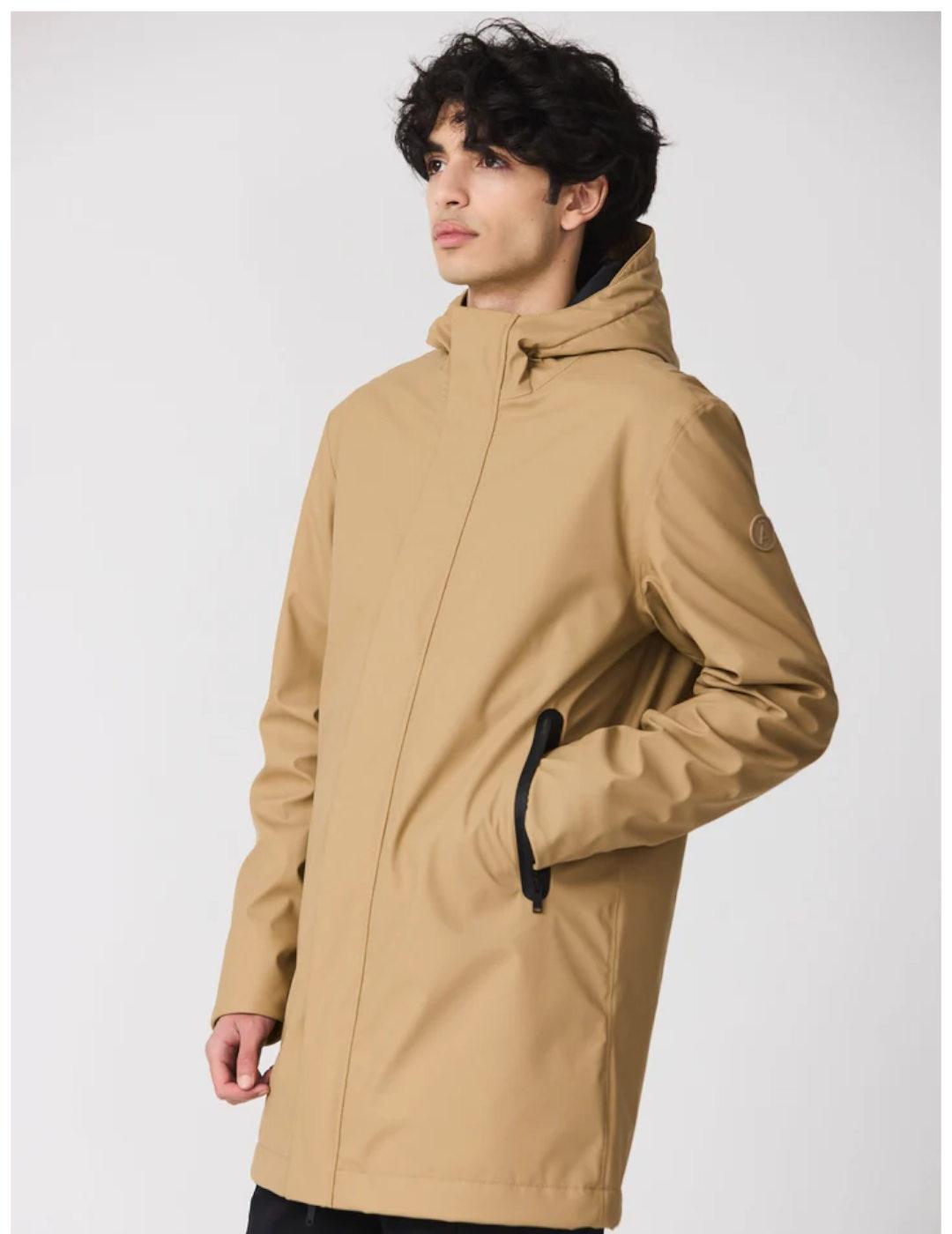 Abrigo TANTÄ Monetine kelp avellana hombre