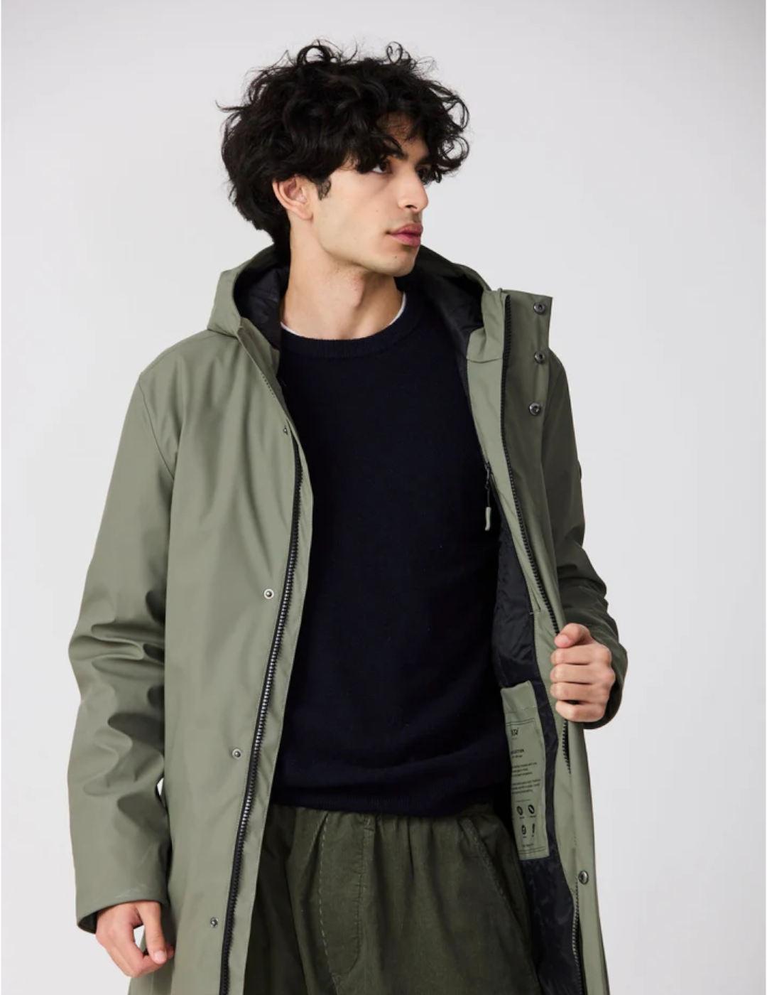 Abrigo TANTÄ Monetine verde hombre 