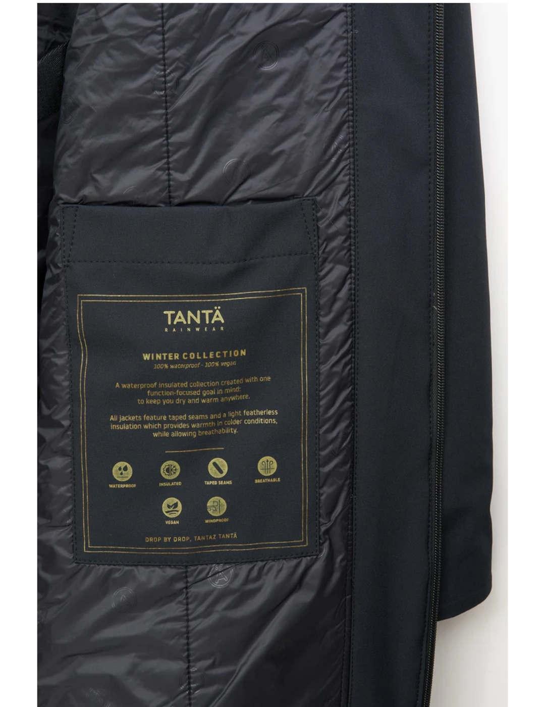 Abrigo Tantä Pogpung negro hombre