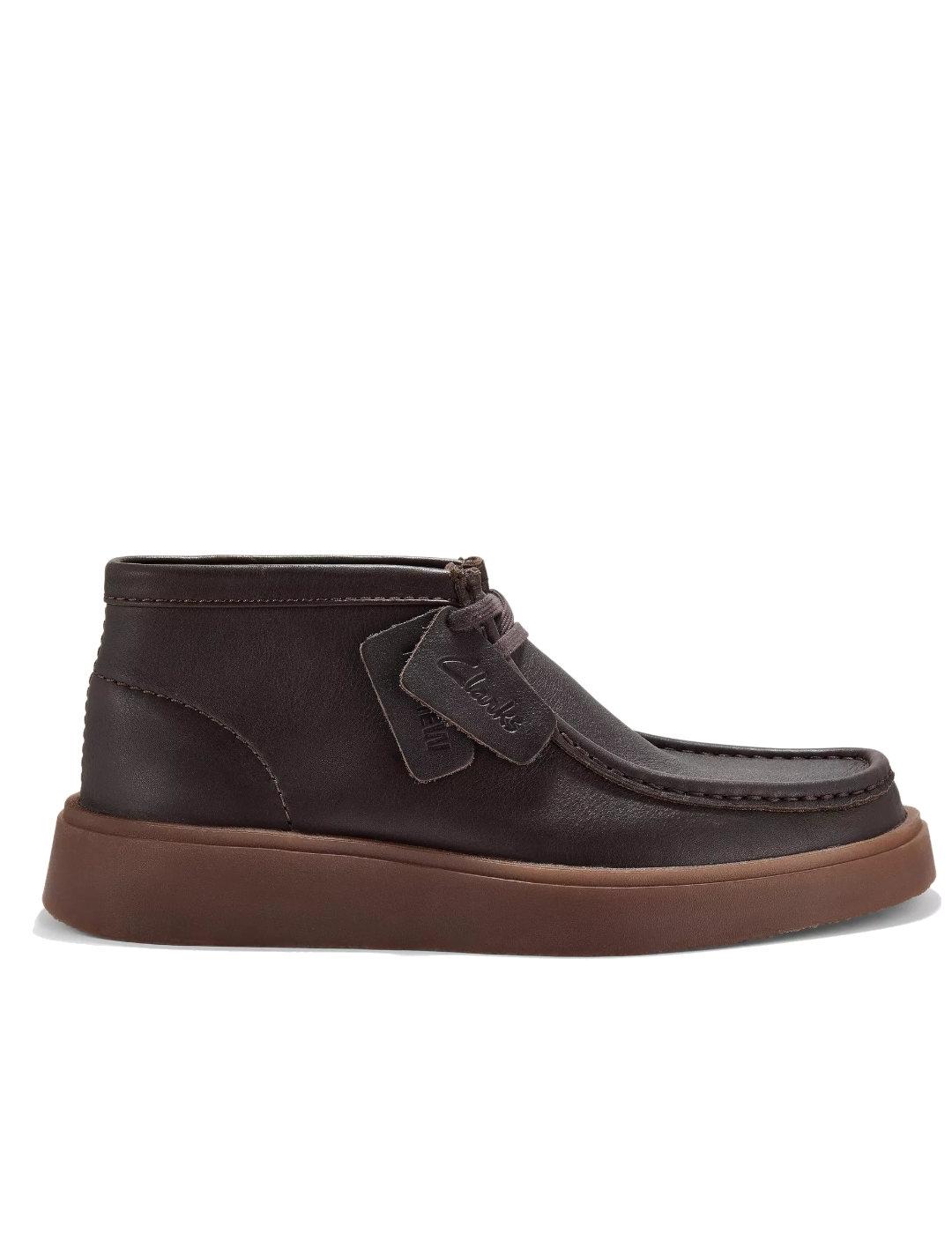 Botines Clarks Torview Hi Brown Leather hombre