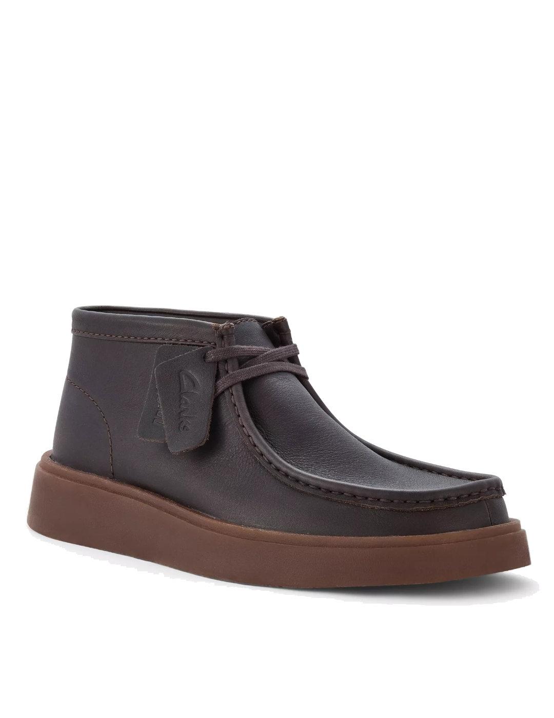 Botines Clarks Torview Hi Brown Leather hombre