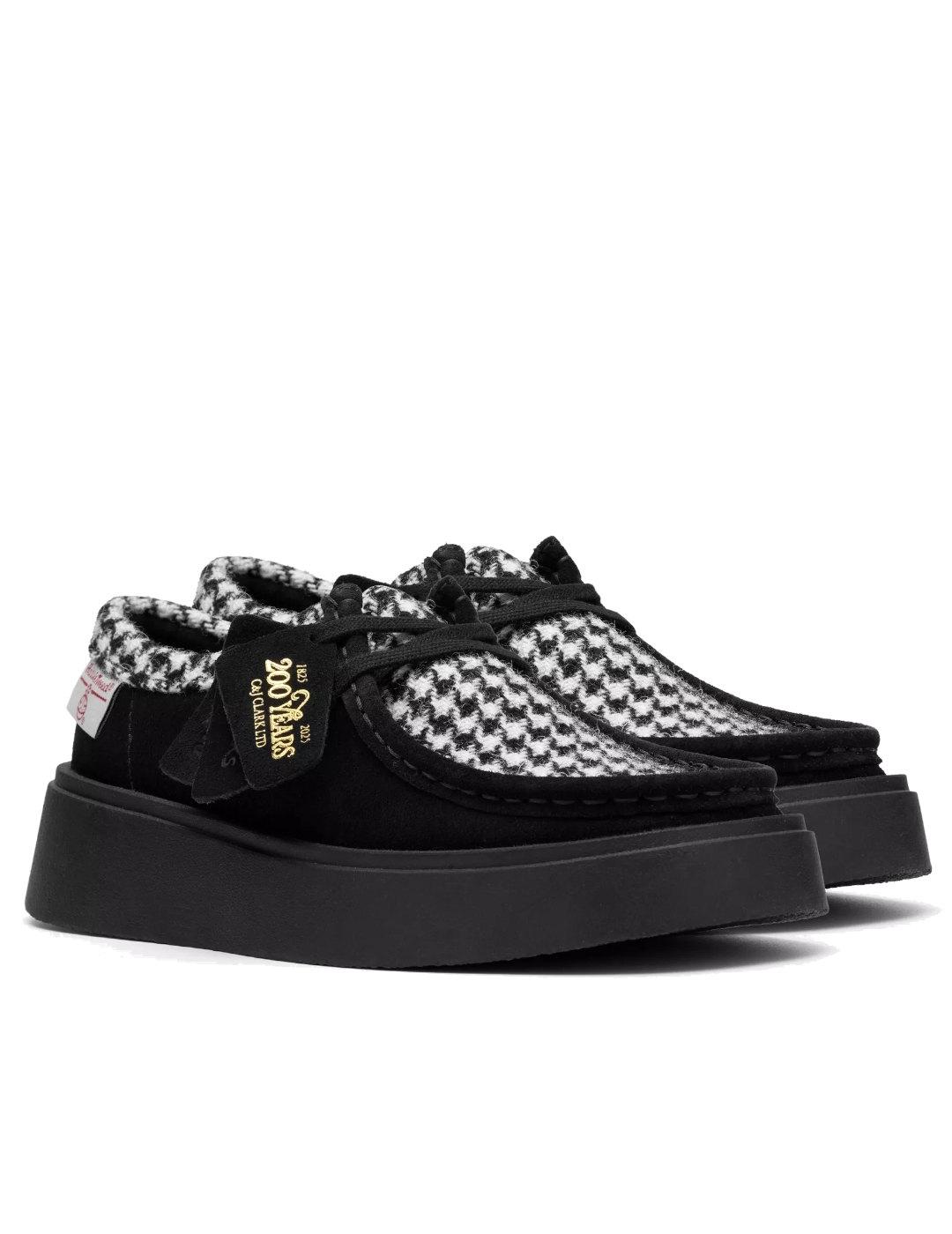 Zapato Clarks Torview W Black TweedCombi