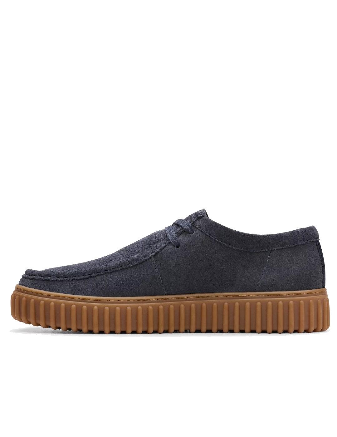 Wallabe Clarks Torhill Lo Navy Suede
