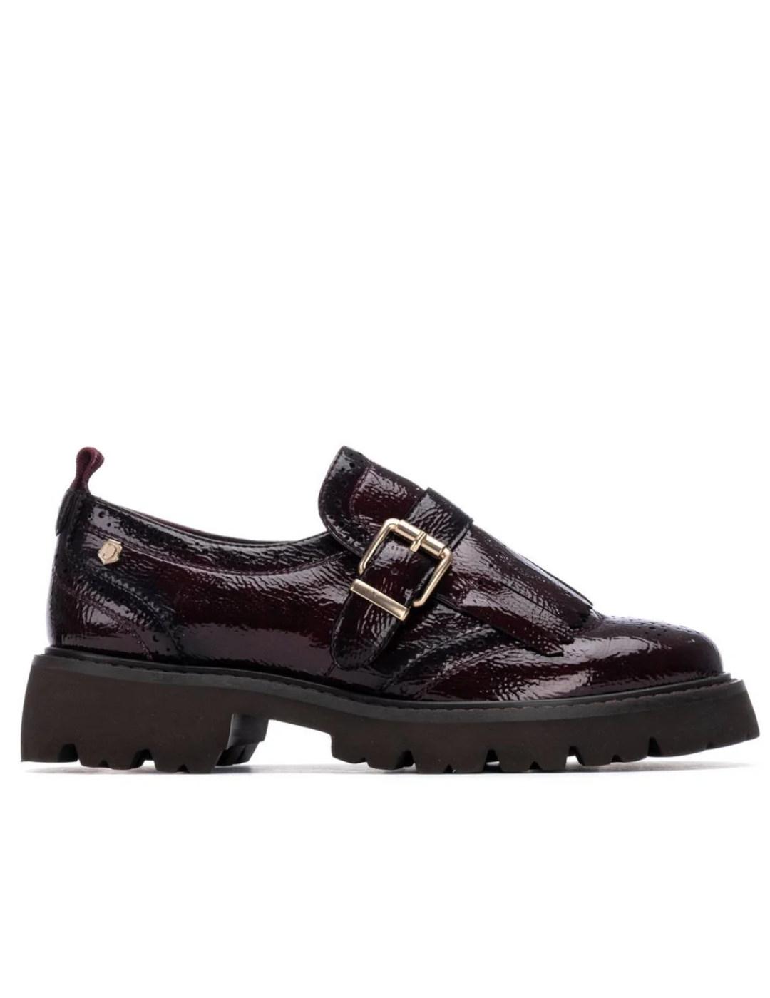 Carmela Mujer Mocasines 162594 Charol Burdeos