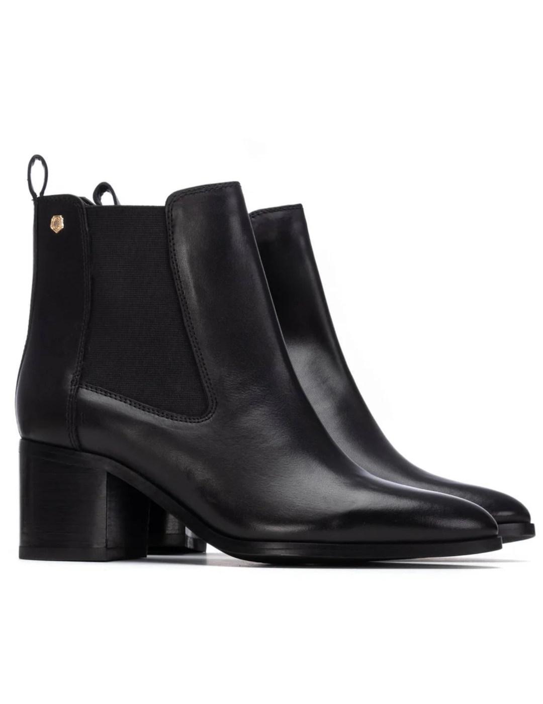 Botines Carmela con tacon en negro mujer