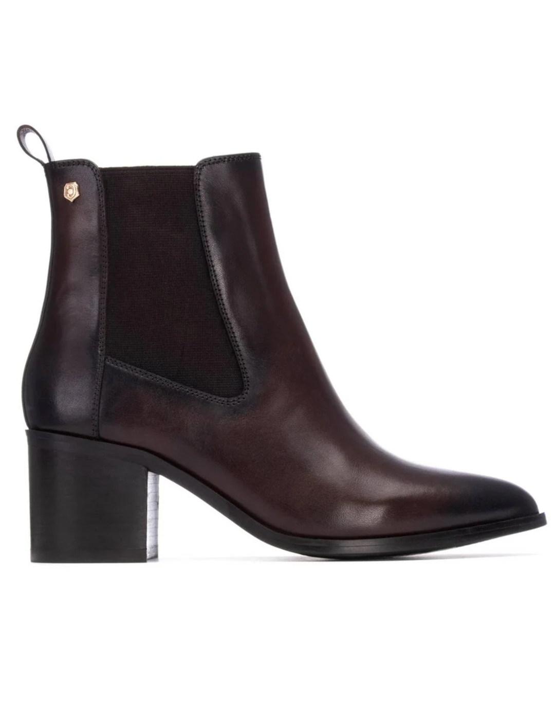 Botines Carmela marrones con tacon